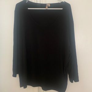 🌹 3/$15 Black Sexy Susan Lawrence Blouse